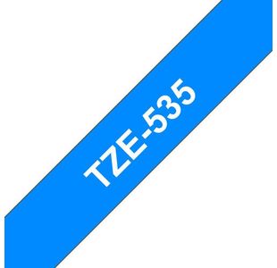 Brother Tze Tpe 12Mmx8M Wht/Blue Tpe