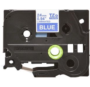 Brother Tze Tpe 24Mmx8M Wht/Blue Tpe