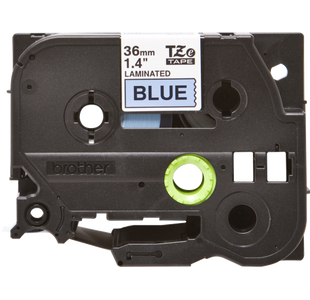 Brother Tze Tpe 36Mmx8M Blk/Blue Tpe