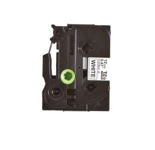 Brother Tze Tpe 12Mmx8M Blk/Wht