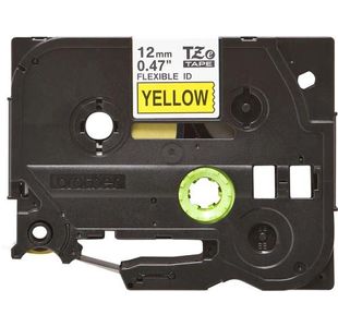 Brother Tze Tpe 12Mmx8M Blk/Ylw