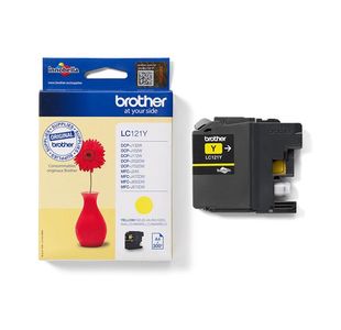 Brother Lc121Y Ink Cart Mpk Ylw