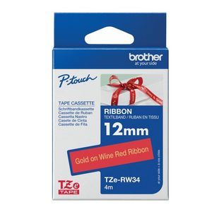 Brother Tze Ribbon Tpe 12Mm Gld/Red