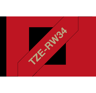 Brother Tze Ribbon Tpe 12Mm Gld/Red