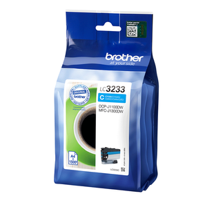 Brother Lc3233C Ink Cart Hy Cyan