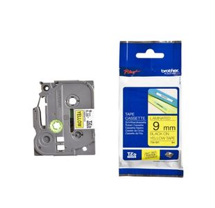 Brother Tze Tpe 9Mmx8M Blk/Ylw Tpe