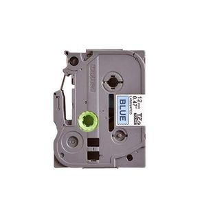 Brother Tze Tpe 12Mmx8M Blk/Blue Tpe