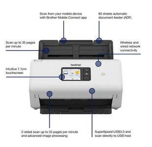 Brother Ads-4500W Desktop Scanner