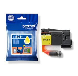 Brother Lc-521Y Yellow Ink Cartridge
