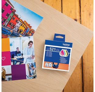 Brother Lc521Val Ink Cart Val Pack