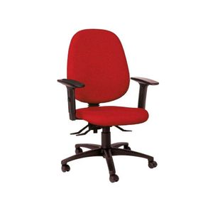 High Back Operator Arm Adjustable Chair