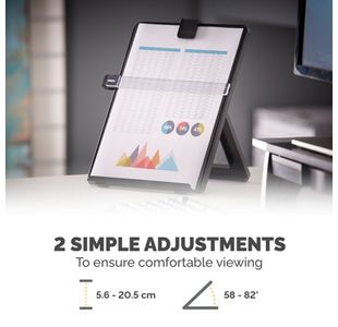 Fellowes Wstn Doc Holder Black