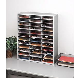 Fellowes Lit Org 36 A4 Cmprt Dve Gry