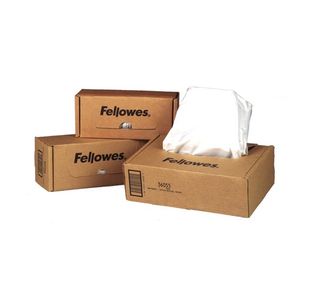 Shredder Waste Bags 143L Clear Pk50