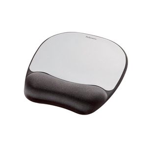 Fellowes Memory Mouse Pad Blk/Silver