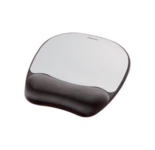Fellowes Memory Mouse Pad Blk/Slver