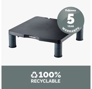 Fellowes Std Monitor Stand Graphite