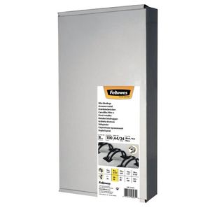 Fellowes 8Mm Black Wire Bind Pk100