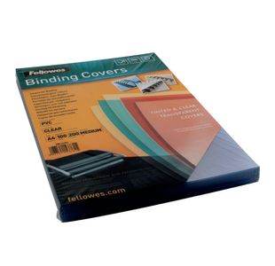 Fellowes Clear Cover 200Mic Pk100
