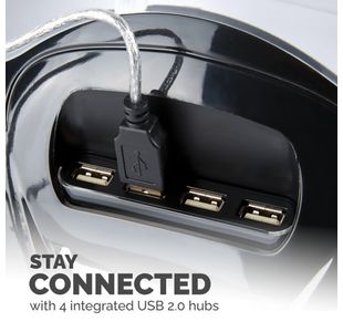 Fellowes Laptop Riser 4 Port Usb 2.0