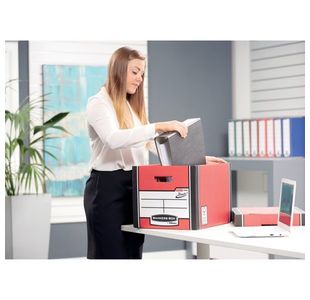 Bankers Box Premium Tall Box Red P5