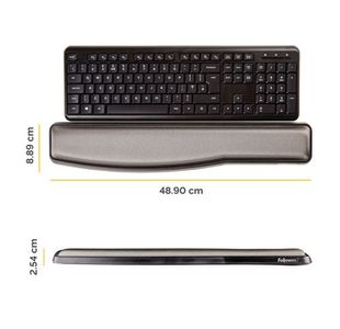 Fellowes Gel Adj Wrist Support Blk