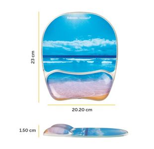 Fellowes Mousepad Wrist Supp Beach
