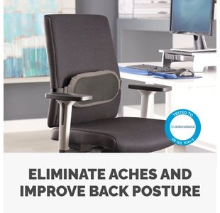 Fellowes I-Spire Lumbar Cushion Gry