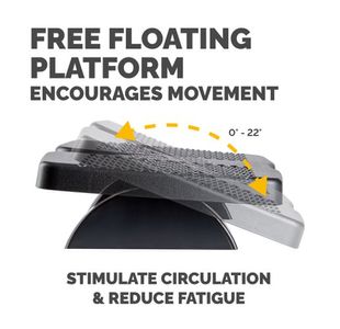 Fellowes Refresh Footrest Black