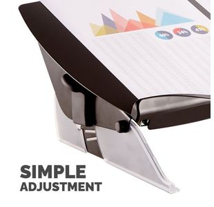 Fellowes Easy Glide Doc Slope Blk