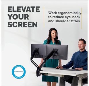Fellowes Platinum Dual Monitor Arm