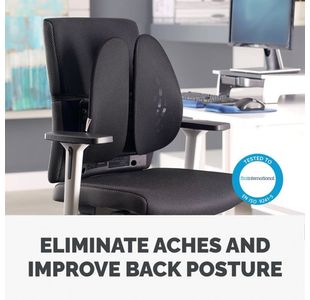 Fellowes Back Angel Back Support Blk