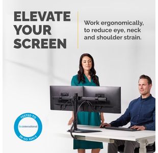 Fellowes Professional Dual Mon Arm