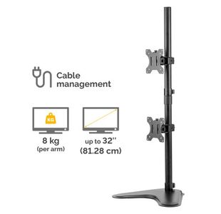 Fellowes Dual Vertical Monitor Arm