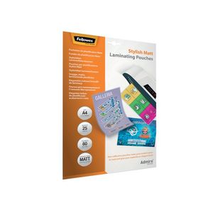 Fellowes Matt Lam Pouch A4 Pk25