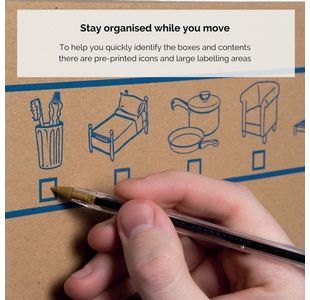 Smthmove Mving Box 350X350X550Mm P10