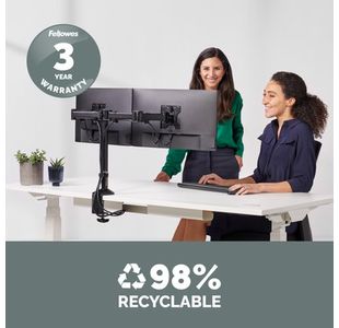 Fellowes Reflex Dual Monitor Arm