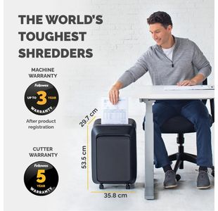 Fellowes Pwrshrd Lx210 Mc Shrdr Blk