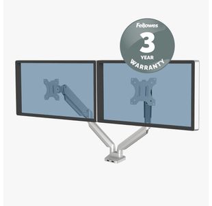 Fellowes Platinum Dual Mon Arm Slv
