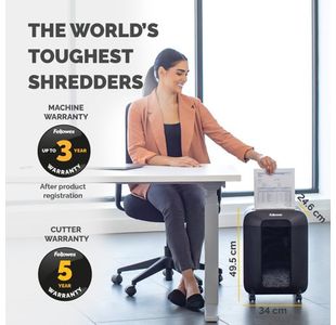 Fellowes Pwrshrd Lx85 Cc Shredr Blk