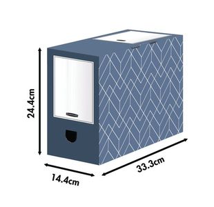 Bankers Box 150Mm T/File Blue Pk5