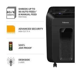 Fellowes Automax 80M Mini-Cut Shrd