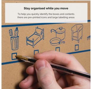 Smoothmove Moving Box 39L Pk10