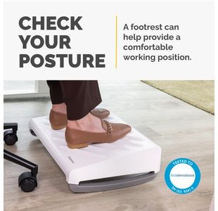 Fellowes Breyta Footrest White