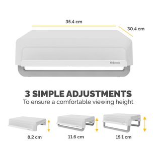 Fellowes Breyta Monitor Stand White