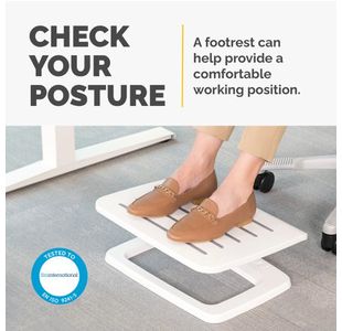 Fellowes Hana Footrest White