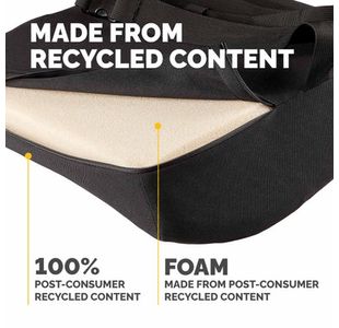 Fellowes Comfort Back Cushion Black