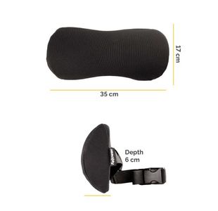 Fellowes Lumbar Cushion Black