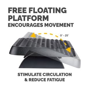 Fellowes Standard Adj Footrest Blk