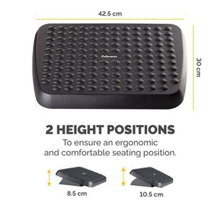 Fellowes Standard Adj Footrest Blk